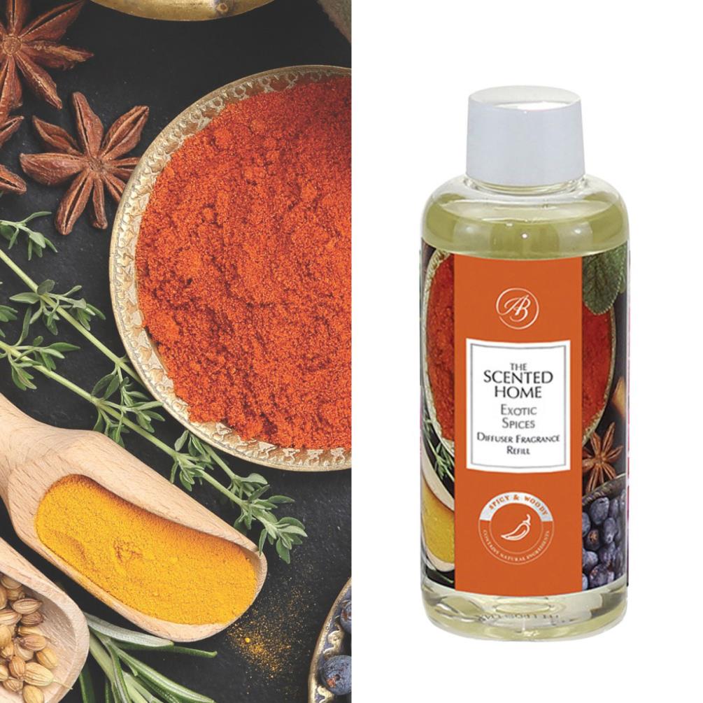 Ashleigh & Burwood Exotic Spices Scented Home Reed Diffuser Refill 150ml Extra Image 1